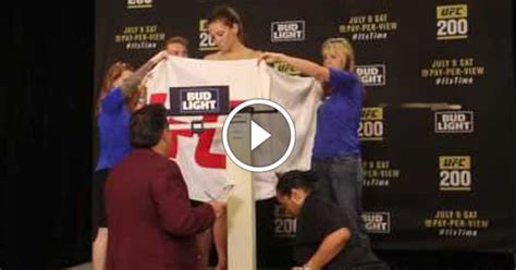 Miesha Tate gets naked to make weight for UFC 200